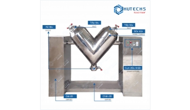 Khám phá máy trộn chữ V hai trục trong sản xuất và nghiên cứu