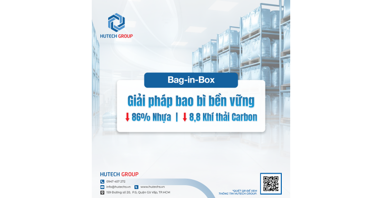 Bag-in-Box – Giải pháp bao bì bền vững giúp giảm tới 86% nhựa và 8,8 lần khí thải carbon
